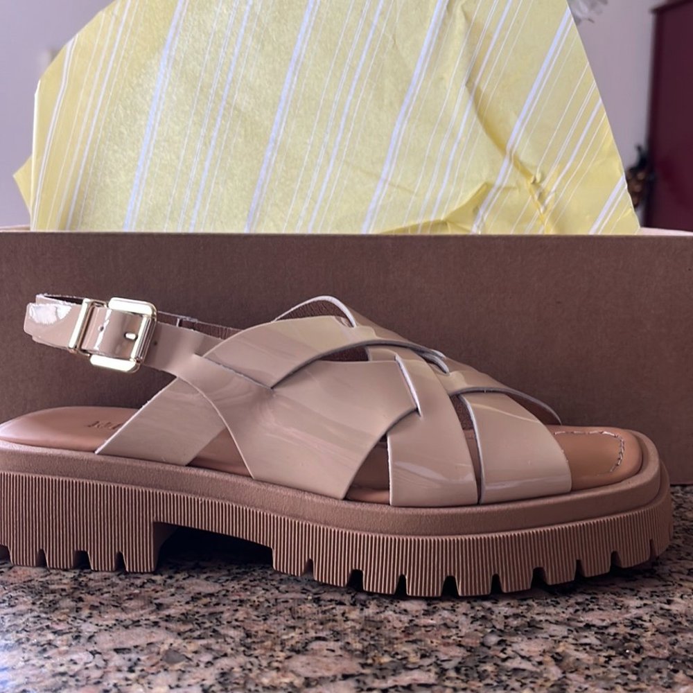 Anthropologie Maeve Open-Toe Fisherman Sandals